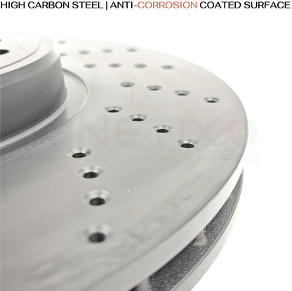 FOR BMW M5 F90 M8 F91 F92 F93 Competition FRONT BRAKE DISCS CERAMIC PADS 395mm