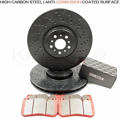 FOR BMW M5 F90 M8 F91 F92 F93 Competition FRONT BRAKE DISCS CERAMIC PADS 395mm