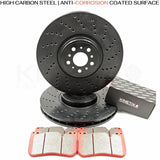 FOR BMW M5 F90 M8 F91 F92 F93 Competition FRONT BRAKE DISCS CERAMIC PADS 395mm