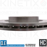 FOR SUBARU WRX STI 2.5 DRILLED PERFORMANCE COATED FRONT BRAKE DISCS PAIR 340mm