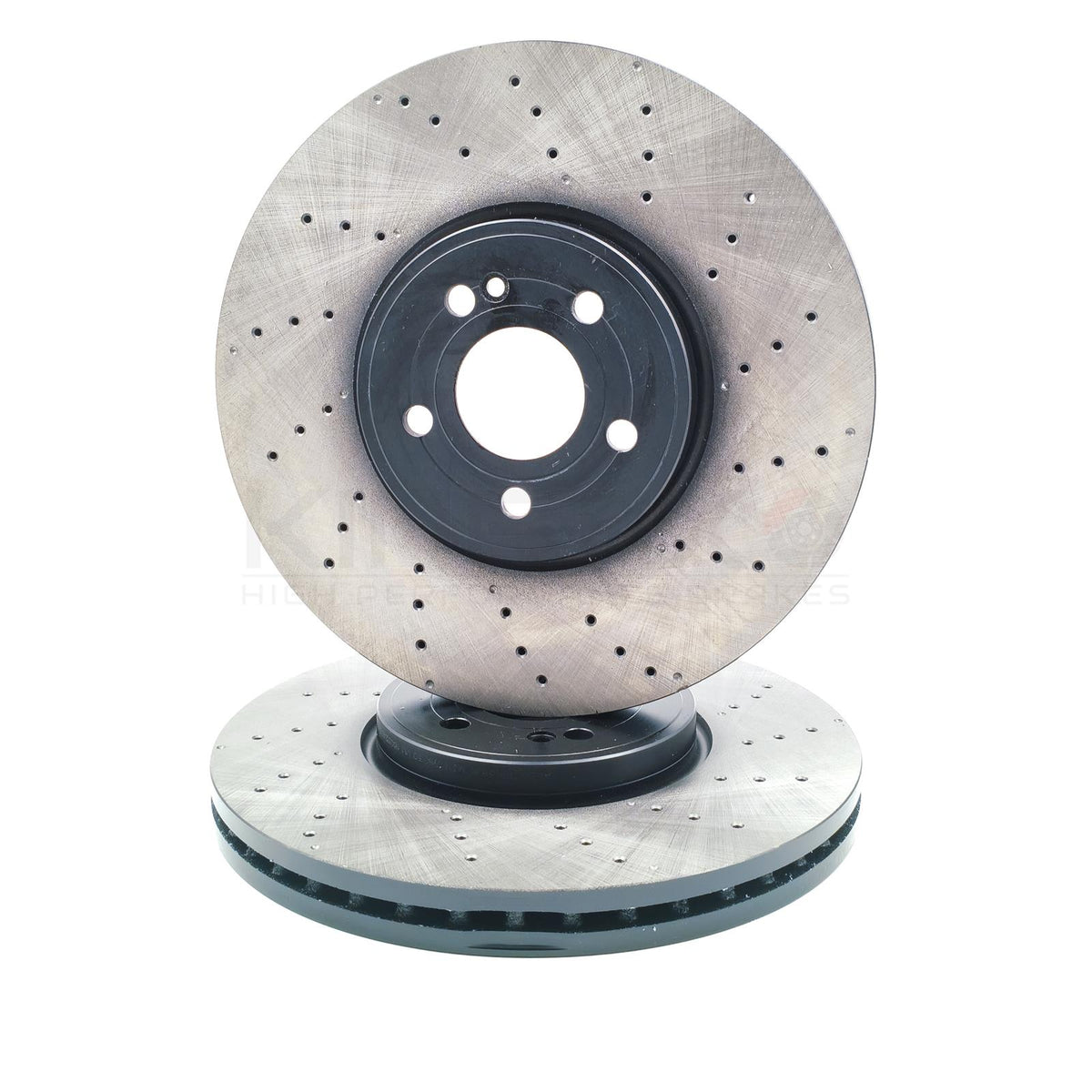 FOR MERCEDES A35 AMG 2018- HIGH CARBON FRONT BRAKE DISCS PAIR 350mm X 32mm