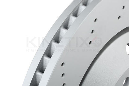 FOR AUDI RS6 C5 DRILLED FRONT BRAKE DISCS PAIR 365mm 4B3615301E 4B3615302A 02-05