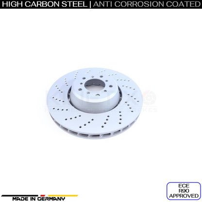 FOR BMW M5 E60 E61 M6 E63 E64 REAR LEFT RIGHT BRAKE DISCS TEXTAR OEM PADS 370mm