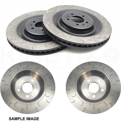 FITS PEUGEOT 308 GTI 1.6 GTi 250/270 J GROOVED FRONT REAR BRAKE DISCS PADS