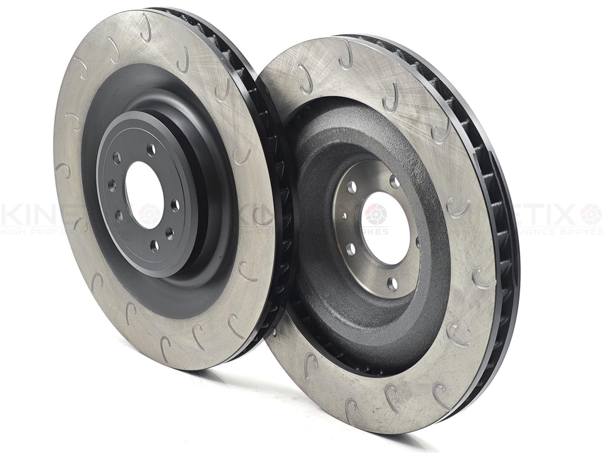 FOR PEUGEOT 308 GTI 1.6 GTi 250/270 J GROOVED FRONT BRAKE DISCS CERAMIC RACING PADS 380mm X 32mm