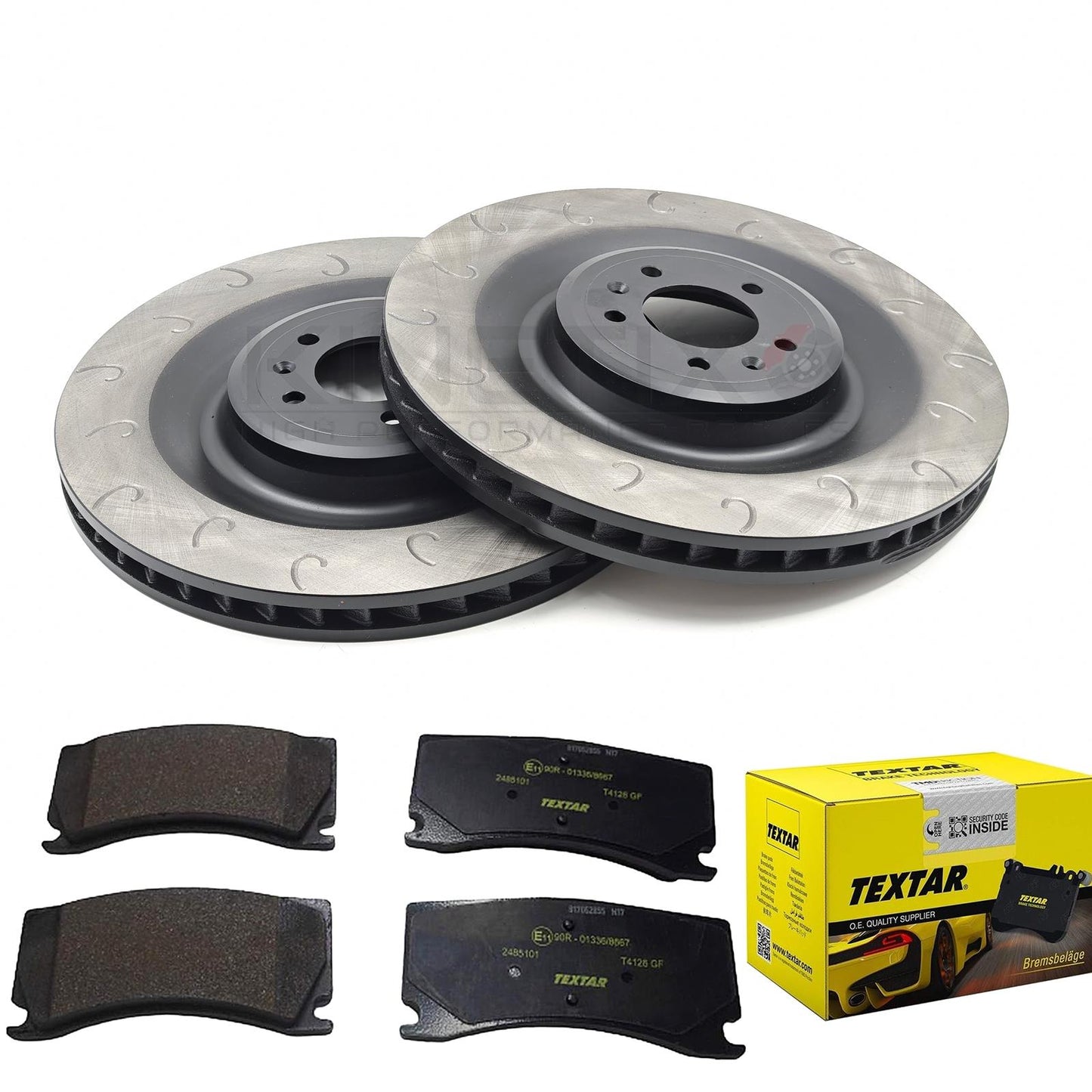 FITS PEUGEOT 308 GTI 1.6 GTi 250/270 J GROOVED FRONT REAR BRAKE DISCS PADS