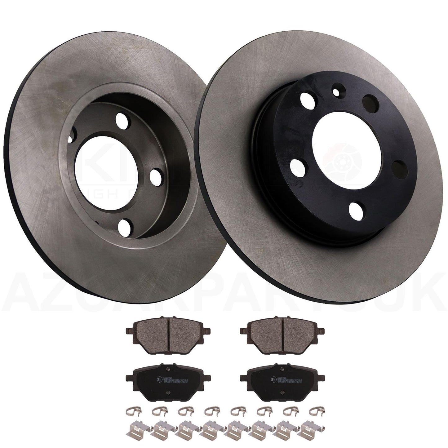 FOR MG GS 1.5 (2016-) SOLID REAR BRAKE DISCS PADS 281mm 12mm 10174828 OEQ+