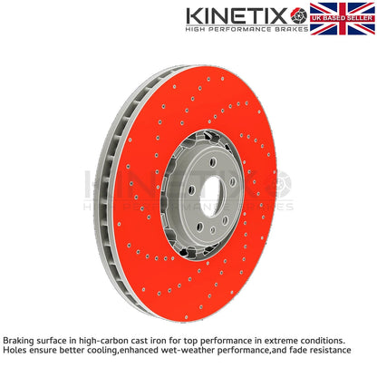 FOR AUDI TTRS TT RS 8S FV 2016+ FRONT REAR BRAKE DISCS KINETIX CERAMIC RACING PADS 370mm 310mm 8S0 615 301 C / 8S0 615 301 E / 8S0 615 301 L / 8S0615301C / 8S0615301E / 8S0615301L