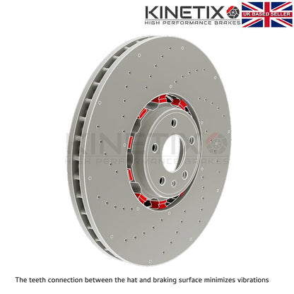 FOR AUDI TTRS TT RS 8S FV 2016+ DRILLED FRONT REAR BRAKE DISCS 370mm 310mm 8S0615301L 8S0615301C 8S0615301E 8S0615301