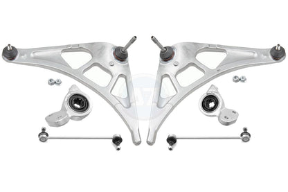 FOR BMW M3 E46 FRONT SUSPENSION WISHBONE CONTROL ARMS BUSHES DROP LINKS LH/RH