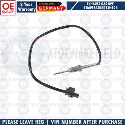 FOR BMW 1/3/5 SERIES X1 X3 EXHAUST GAS DPF TEMPERATURE SENSOR 13627806254