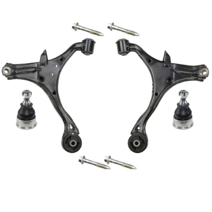 FOR HONDA CIVIC EP3 TYPE R FRONT LOWER SUSPENSION WISHBONES ARMS BALL JOINTS KIT