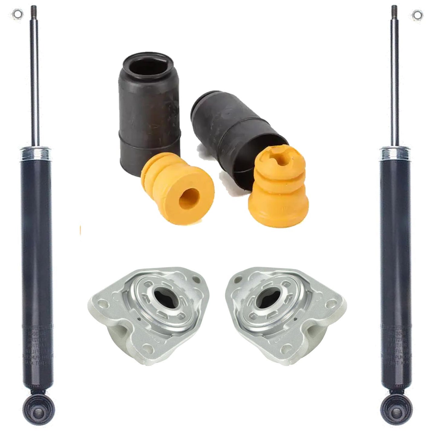 FOR BMW F30 F31 F32 F34 F36 REAR SHOCK SHOCKERS TOP MOUNTS DUST BUMP STOP KIT