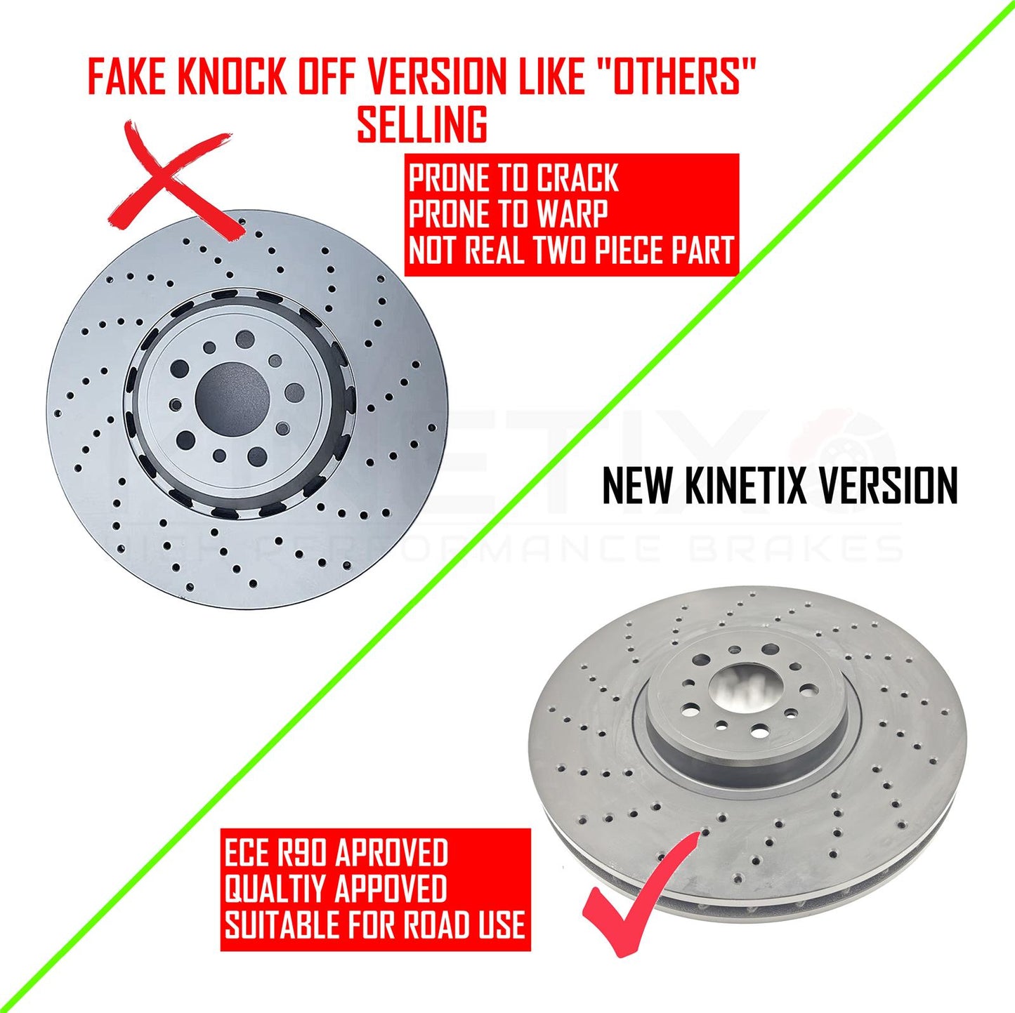 FOR BMW X5M F95 COMPETITION 2019- FRONT LEFT RIGHT BRAKE DISCS PAIR 395mm X 36mm