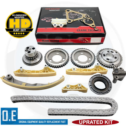 FOR FORD TRANSIT 2.4 Di MODIFIED HEAVY DUTY DUPLEX TIMING CHAIN KIT BRAND NEW