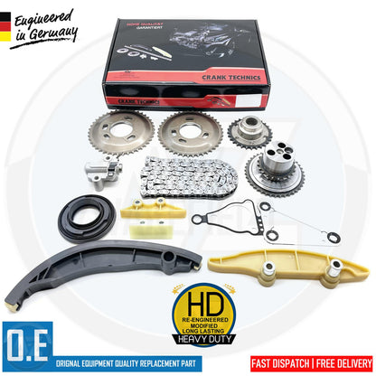 FOR FORD RANGER TRANSIT 3.2 TDCi TIMING CHAIN KIT SPROCKETS CHAIN GUIDES KIT