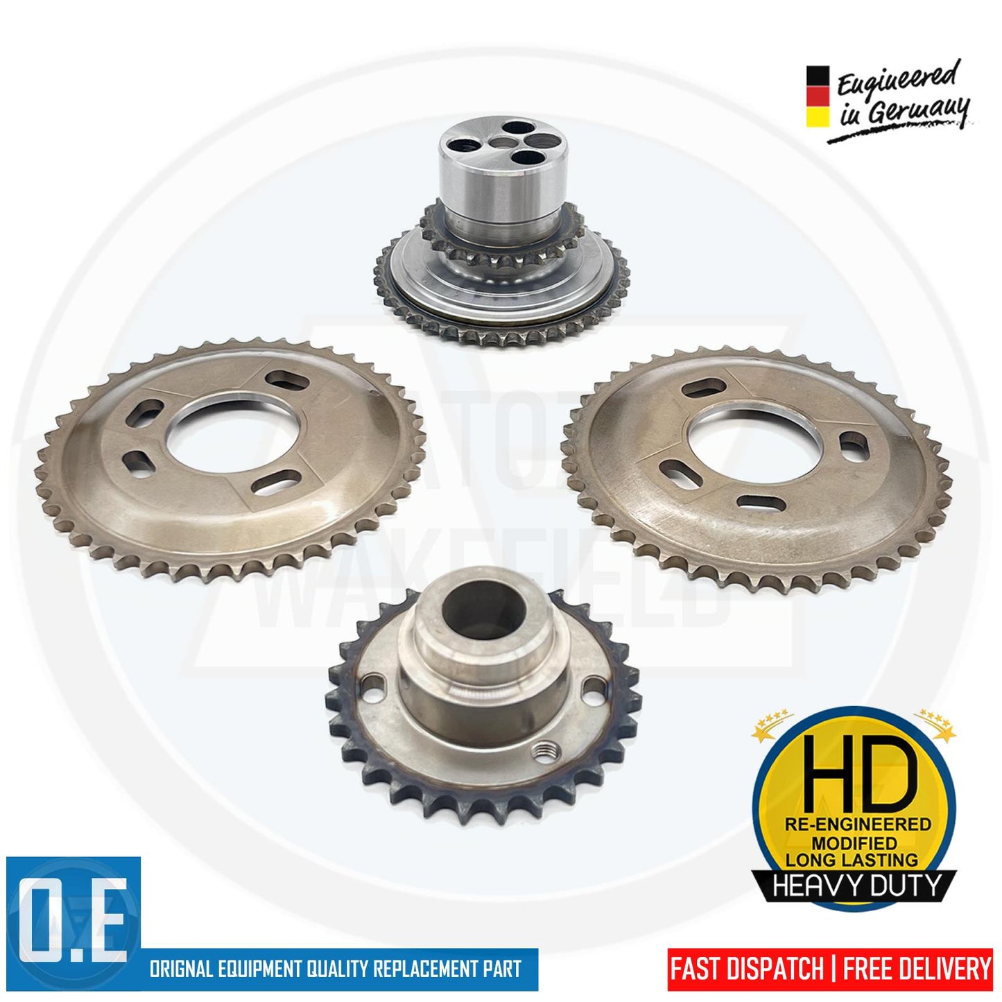 FOR FORD RANGER 3.2 TDCI TKE 2011- SAFA DIESEL ENGINE TIMING CHAIN KIT UPRATED