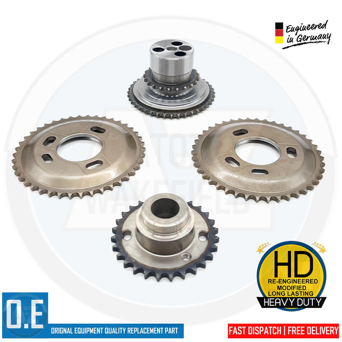 FOR FORD RANGER TRANSIT 3.2 TDCi TIMING CHAIN KIT SPROCKETS CHAIN GUIDES KIT