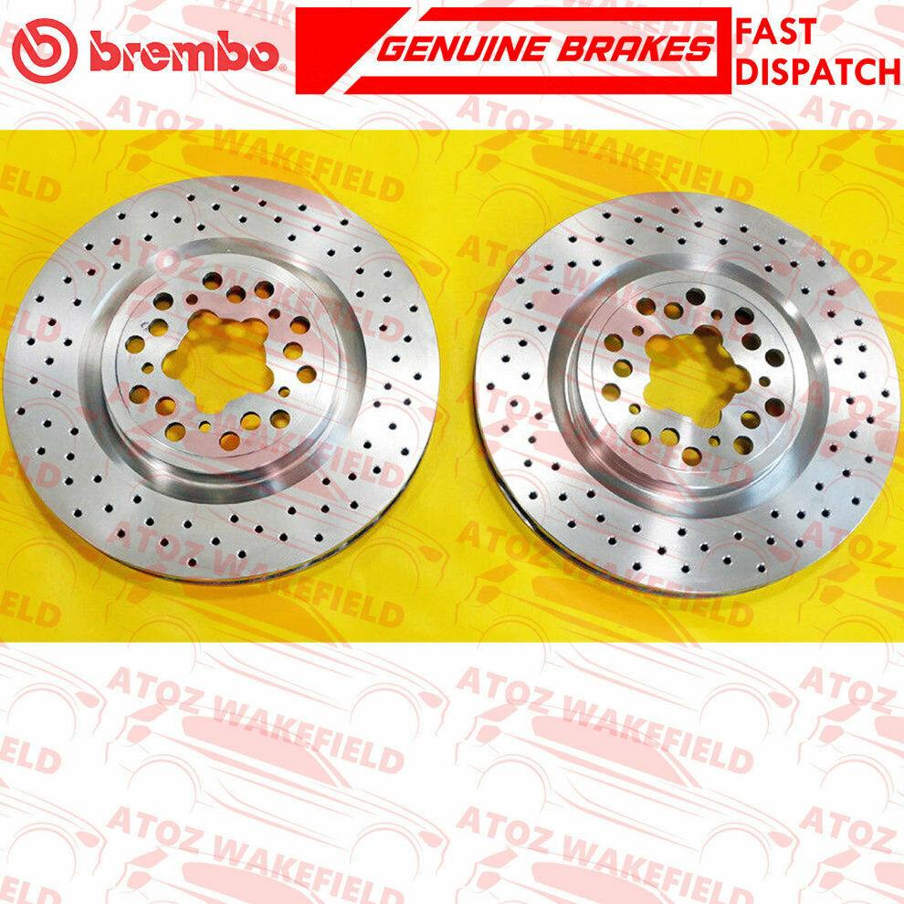 FOR FERRARI 360 MODENNA 99-05 FRONT OR REAR GENUINE BREMBO BRAKE DISCS PAIR 330M