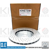 FOR PORSCHE 911 (996) 3.4 Carrera 4 01-05 FRONT HIGH CARBON BRAKE DISCS SET 318m