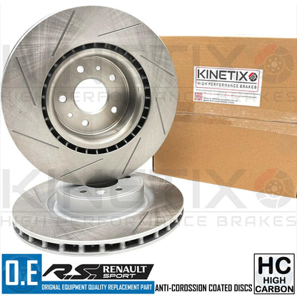 FITS RENAULT MEGANE SPORT MK3 RS 265 RS 275 FRONT REAR BRAKE DISCS BREMBO PADS