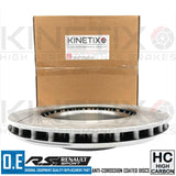 MEGANE MK3 SPORT RS250 RS265 RS275 TROPHY RS FRONT PERFORMANCE BRAKE DISCS 340mm