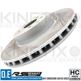 MEGANE MK3 SPORT RS250 RS265 RS275 TROPHY RS FRONT PERFORMANCE BRAKE DISCS 340mm