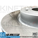 FOR MEGANE MK3 SPORT RS250 RS265 RS275 TROPHY FRONT GROOVED BRAKE DISCS 340mm