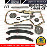 FOR VW EOS JETTA GOLF MK5 MK6 1.4 1.6 FSI TSI ENGINE TIMING CHAIN KIT VVT GASKET