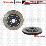 FOR ABARTH 500 FRONT GENUINE BREMBO TWO PIECE FLOATING BRAKE DISCS PAIR 305mm
