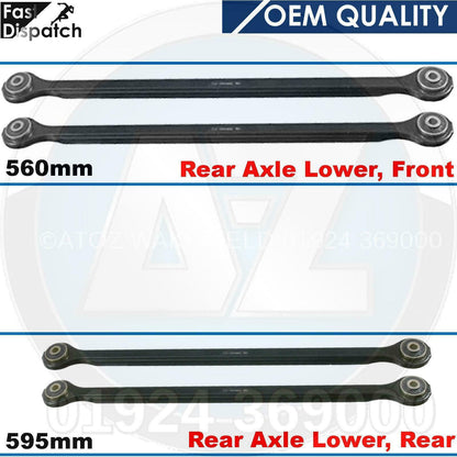 FOR ALFA 147 156 REAR LOWER FRONT TRANSVERSE SUSPENSION ARM ARMS BUSH BUSHES SET