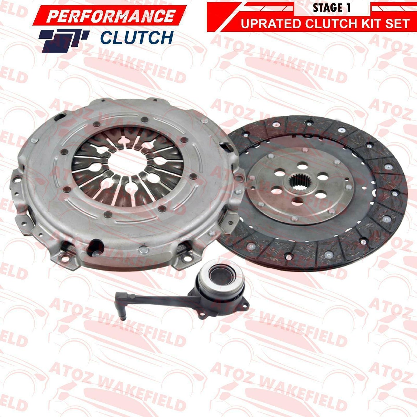 FOR AUDI 1.8 T TT A3 SEAT CUPRA R (BAM) UPRATED PERFORMANCE CLUTCH KIT STAGE 1