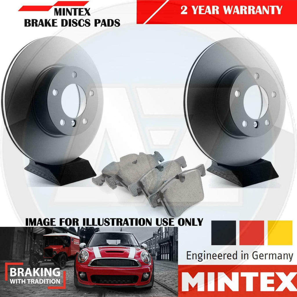 FOR AUDI A1 1.4 TFSI FRONT MINTEX BRAKE DISCS AND PADS KIT 312mm 2011-