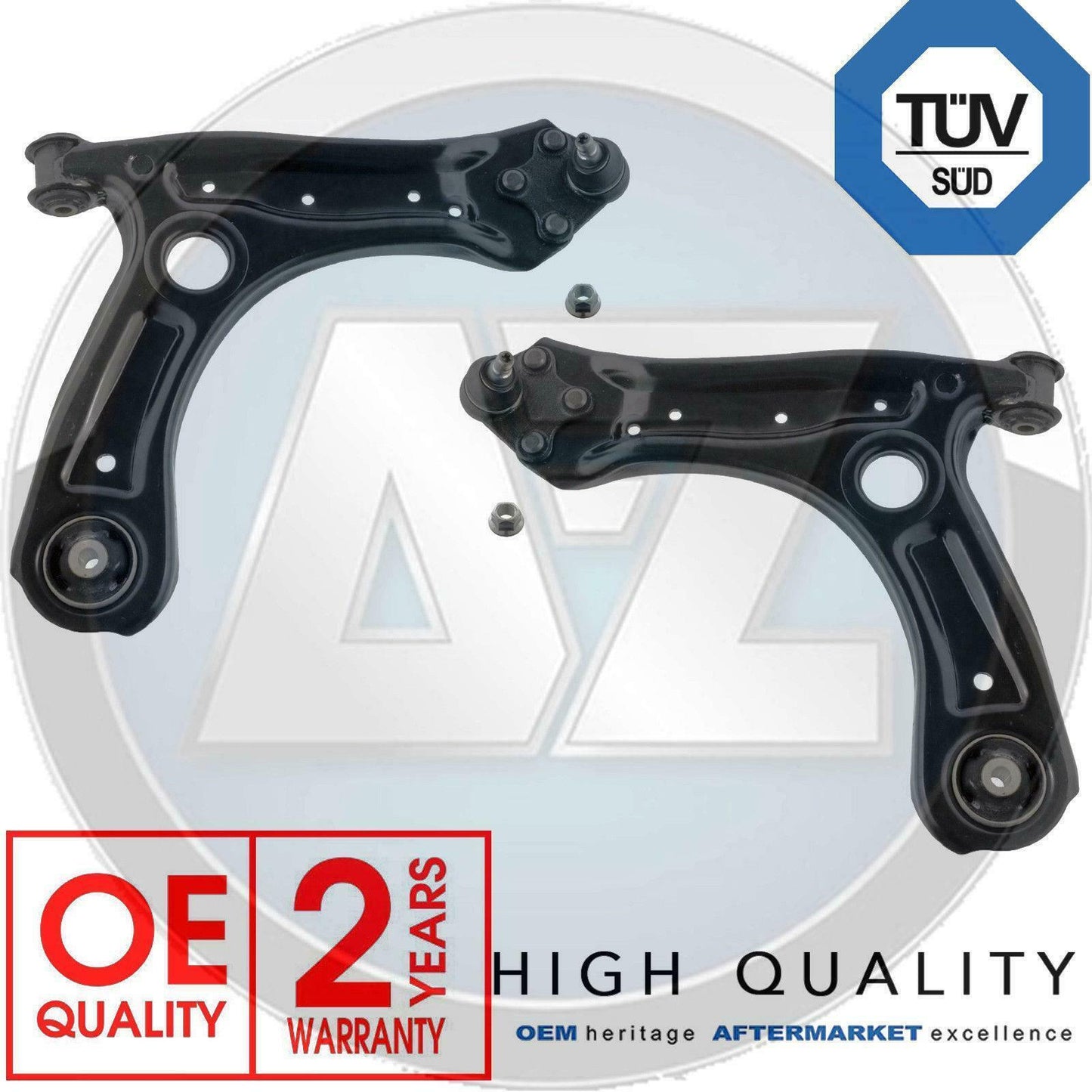 FOR AUDI A1 VW POLO FRONT LEFT RIGHT SUSPENSION WISHBONE CONTROL ARMS BALL JOINT