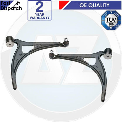 FOR AUDI A2 FRONT LOWER AXLE LEFT RIGHT SUSPENSION WISHBONE CONTROL ARM ARMS SET