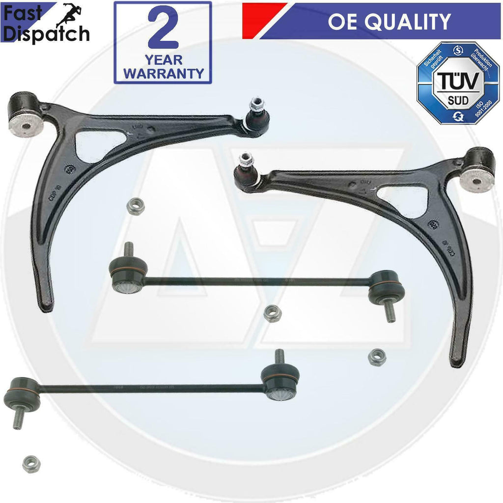 FOR AUDI A2 FRONT LOWER SUSPENSION WISHBONE CONTROL ARMS STABILISER DROP LINKS