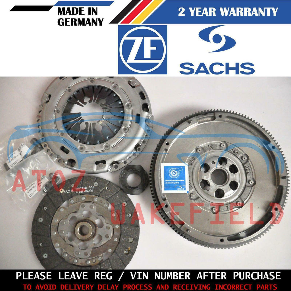 FOR VW GOLF MK6 1.6 TDI GENUINE SACHS ZMS DUAL MASS FLYWHEEL CLUTCH KIT 09-13