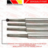FOR AUDI A3 2.0 TDi 2003-2013 4X BOSCH DIESEL HEATER GLOW PLUG PLUGS SET AZV BKD