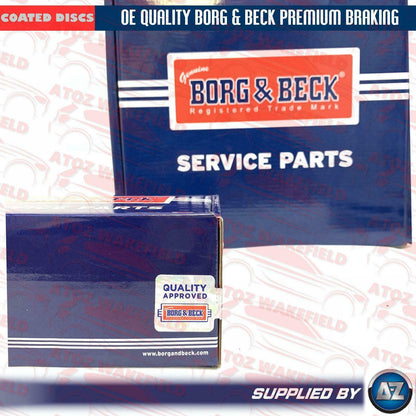 FOR AUDI A3 SEAT LEON VW GOLF JETTA PASSAT REAR BRAKE DISCS PADS 282mm BORG BECK