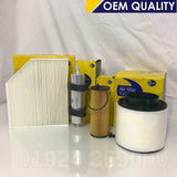 FOR AUDI A4 3.0 2.7 TDi OIL AIR POLLEN CABIN DIESEL FUEL FILTERS SERVICE KIT 07-