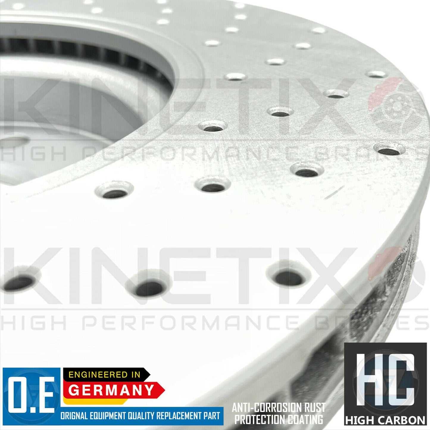FOR AUDI A6 C8 40 TFSI CROSS DRILLED FRONT REAR BRAKE DISCS PADS 320mm 300mm