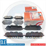 FOR AUDI A4 A5 A6 A7 A8 Q5 Q7 Q8 S4 S5 SQ5 BREMBO FRONT REAR BRAKE PADS SET