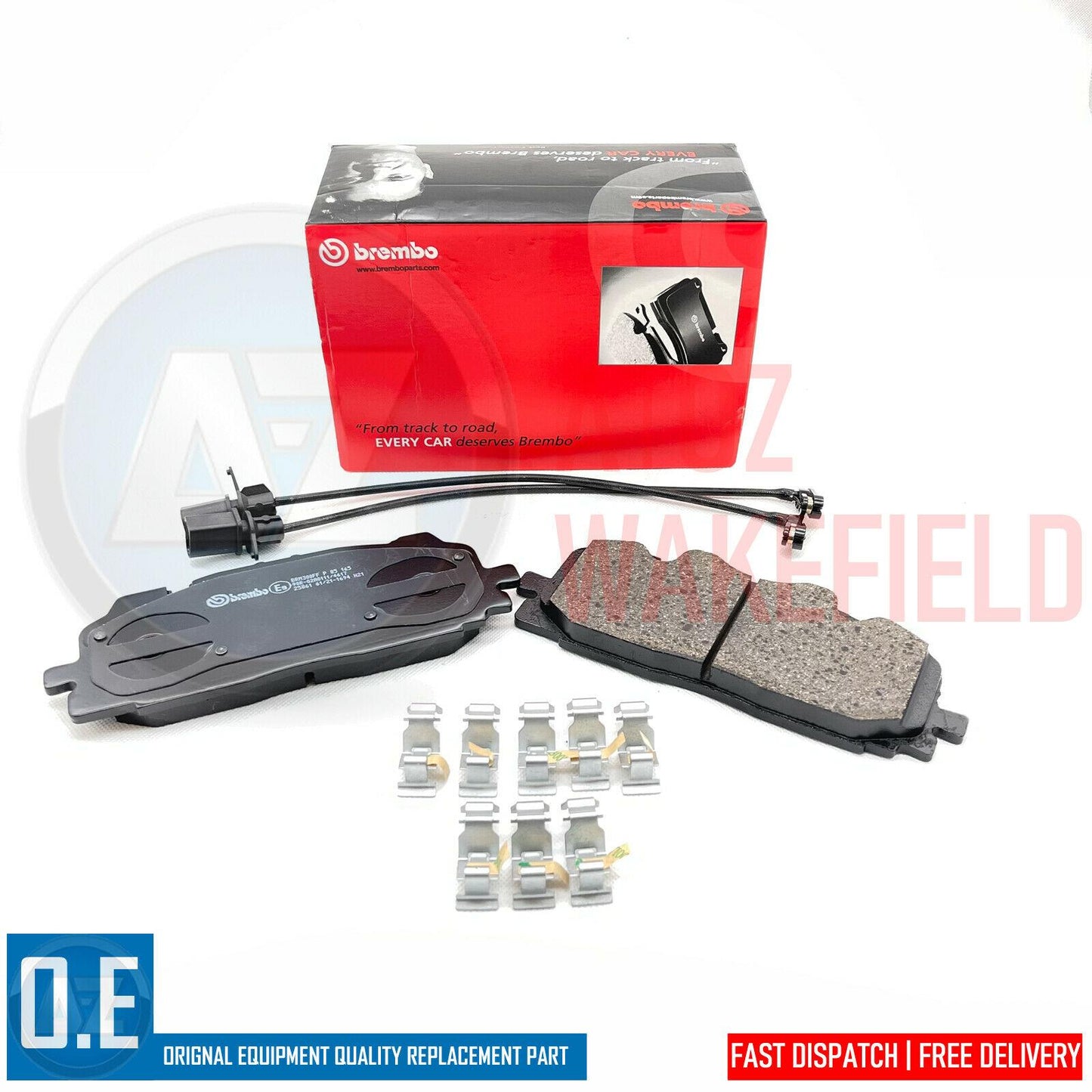 FOR AUDI A4 A5 A6 A7 A8 Q5 Q7 Q8 S4 S5 SQ5 BREMBO FRONT REAR BRAKE PADS SET