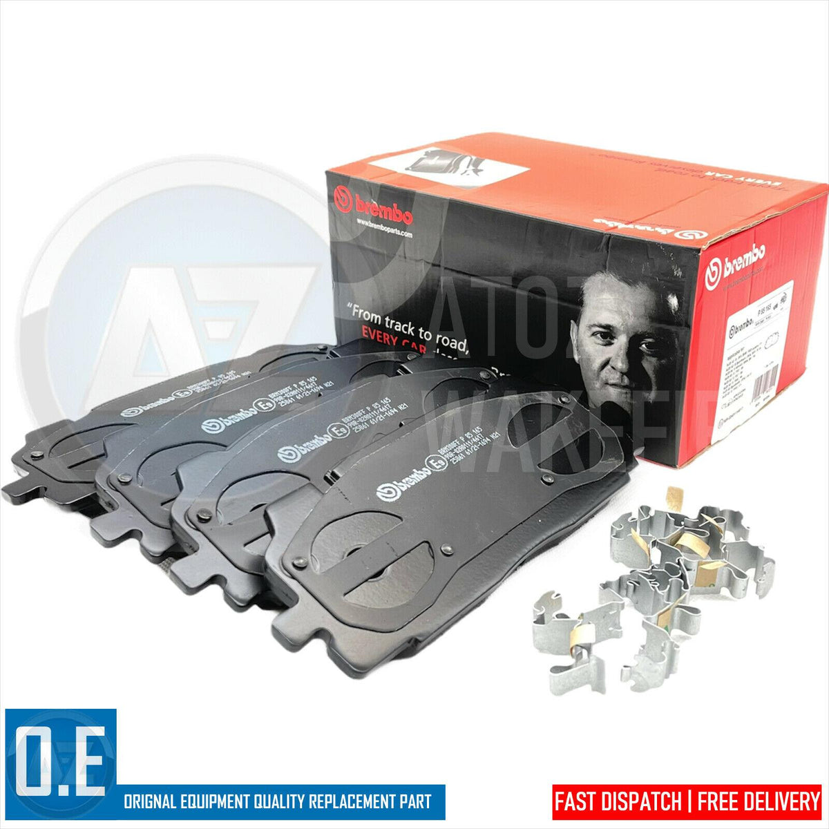 FOR AUDI A6 A7 A8 2.0 TDI FRONT DRILLED BRAKE DISCS BREMBO PADS SENSORS 350mm