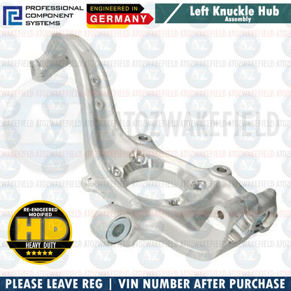 FOR AUDI ALLROAD A4 A5 A6 A7 Q5 FRONT AXLE STEERING STUB KNUCKLE HUB LEFT