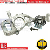 FOR AUDI A4 A5 S4 S5 RS4 RS5 FRONT AXLE LEFT RIGHT STUB KNUCKLE ASSEMBLY BEARING