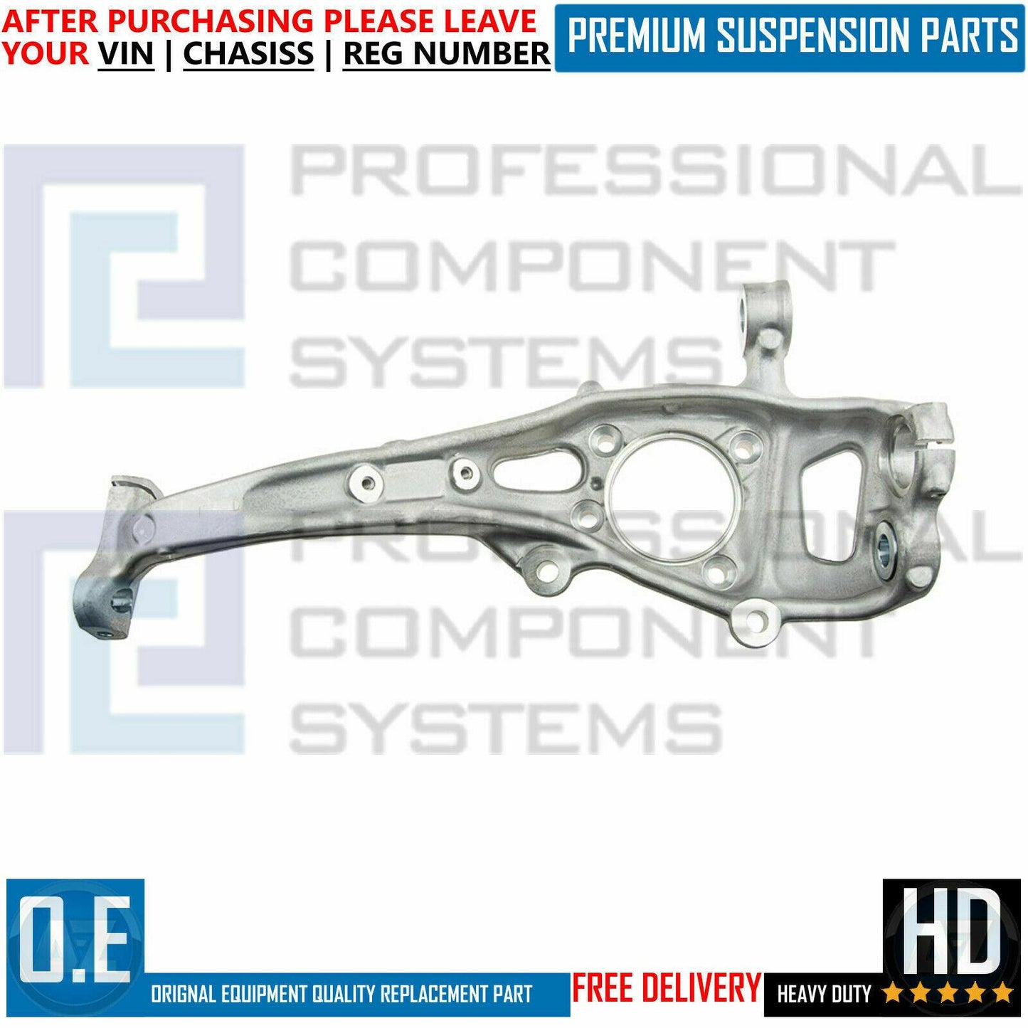 FOR AUDI A4 A5 S4 S5 RS4 RS5 FRONT AXLE LEFT RIGHT STUB KNUCKLE ASSEMBLY BEARING
