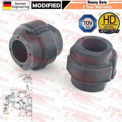 FOR AUDI A4 A6 A8 VW PASSAT SKODA SUPERB FRONT ANTI ROLL BAR STABILISER D BUSHES