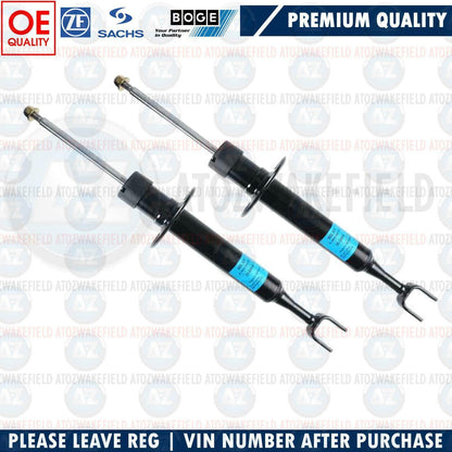 FOR AUDI A4 B7 S LINE FRONT LEFT RIGHT SACHS BOGE SHOCKERS SHOCK ABSORBERS PAIR