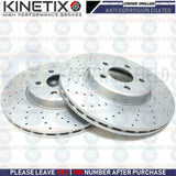 FOR AUDI A4 A5 1.8 2.0 TDI TFSI FRONT REAR DRILLED BRAKE DISCS PADS 314mm 300mm